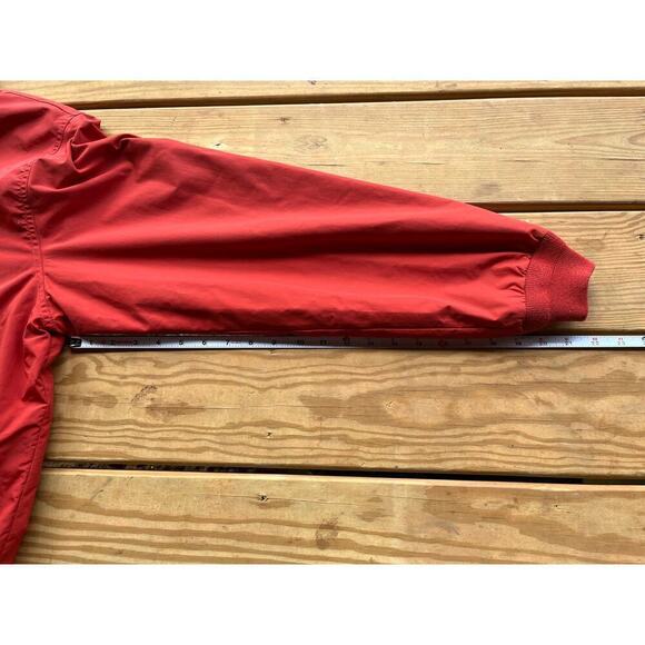 L.L. Bean Men's Warm up Bomber Style Full Zip Jacket.Lined. Burnt Orange. Sz. M - Picture 6 of 8